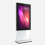 ZX Tek Taraflı Digital Signage İç Mekan Totem Kabini