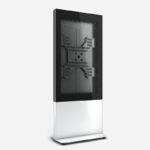 ZX Tek Taraflı Digital Signage İç Mekan Totem Kabini - Görsel 3