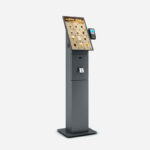 BS Tek Taraflı Digital Signage İç Mekan Self-Servis Kiosk Kabini